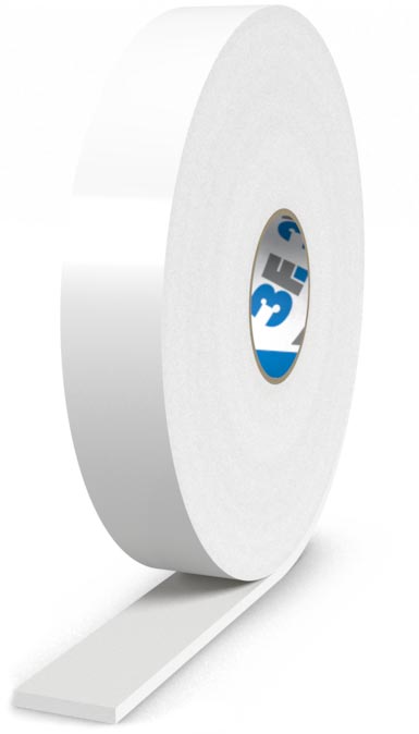 PE-Schaumband zur Schallentkopplung und als Befestigungsschutz für Waschtische und WCs